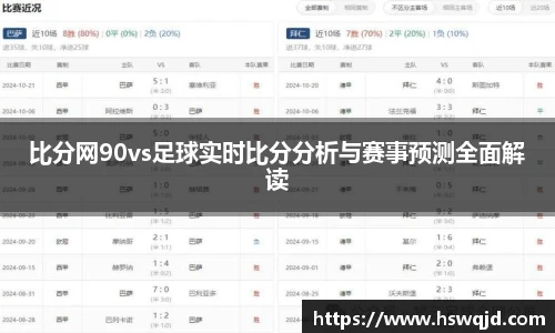 比分网90vs足球实时比分分析与赛事预测全面解读